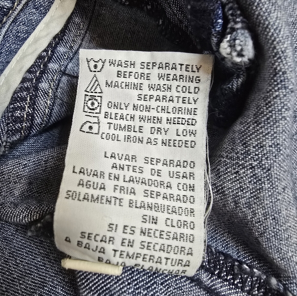 Vintage No Boundries Denim Vest Button Adjustable Back Preppy Countryside Chic - Picture 5 of 7